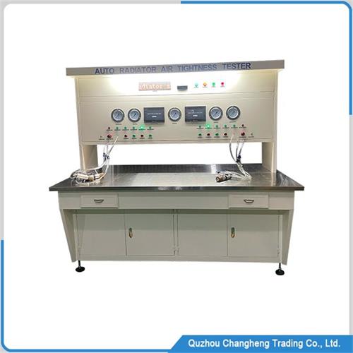 Radiator testing machine