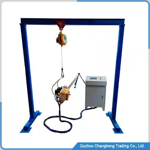 Tube expanding machine for heat exchanger